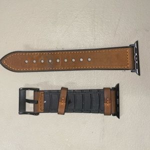 Apple Watch brown/ rubber wrist strap 38mm